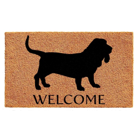 Calloway Mills Entrance Mat, Coir, Natural, Black 105731729
